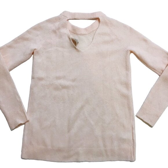 Loft pale pink sweater with Back cut out detail, Size SP - Picture 5 of 9
